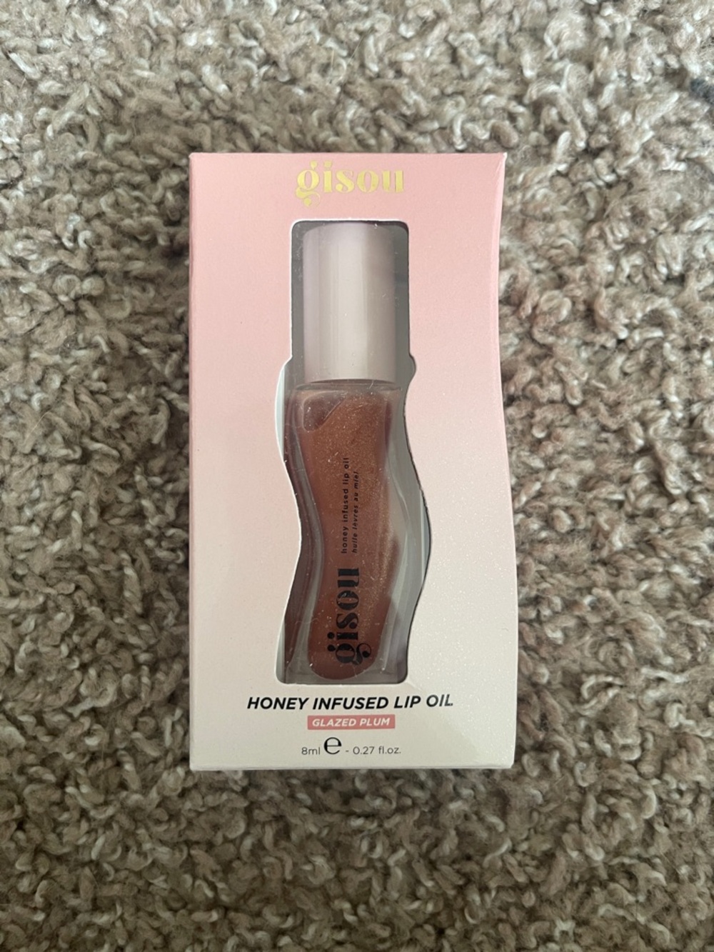 Gisou Honey Infused Lip Oil - Glazed Plum (Plum)